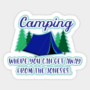 Camping Sticker